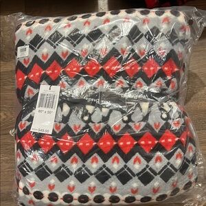 Vera Bradley Penguin Intarsia Throw Blanket